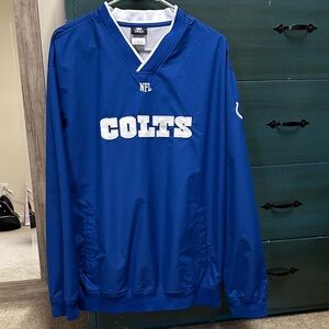 Colts NFL Team Apparel Blue and White Jacket